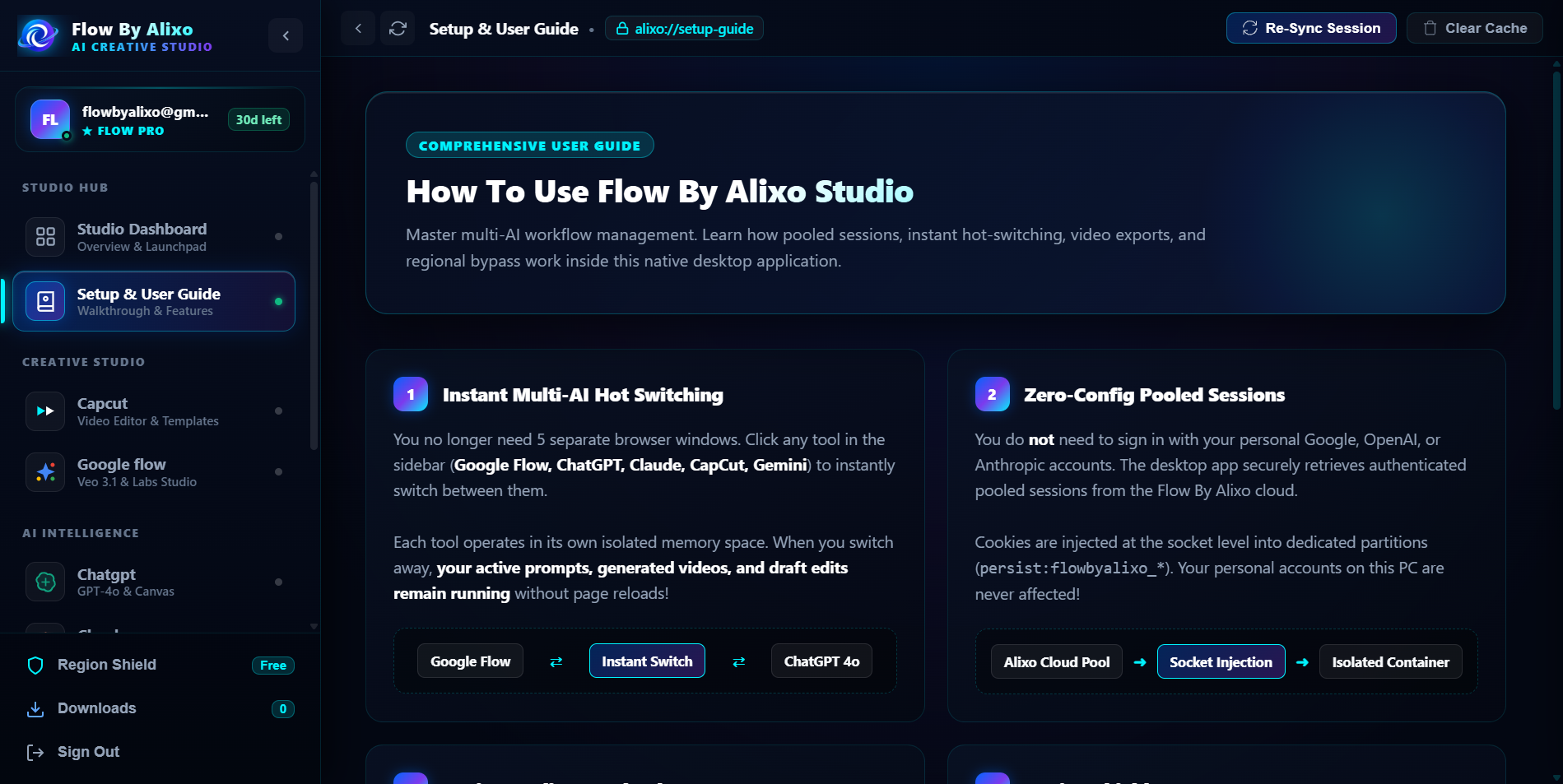 Flow By Alixo Desktop Tool Guide